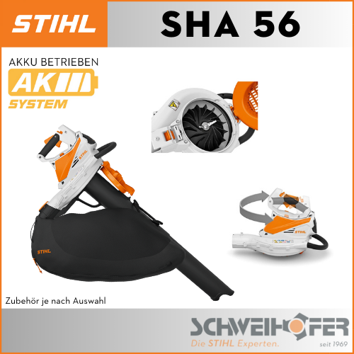 Der Akku-Laubsauger SHA 56 von STIHL