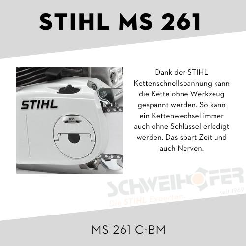 STIHL Benzin Kettensäge MS 261