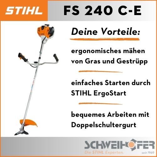 STIHL Benzin Freischneider FS 240 C-E
