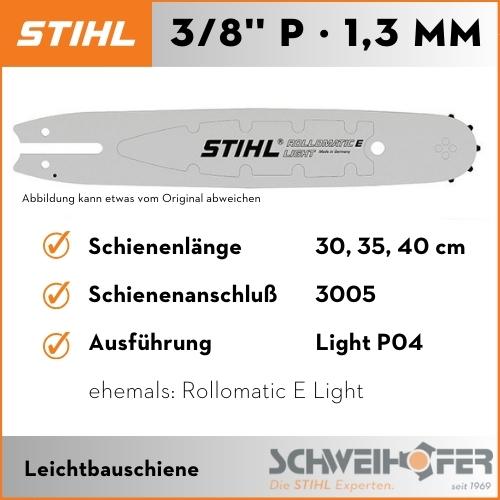 STIHL Führungsschiene, 3/8" P, 1.3 mm, Rollomatic E Light