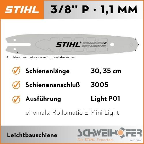 STIHL Führungsschiene, 3/8" P, 1.1 mm, Rollomatic E Mini Light
