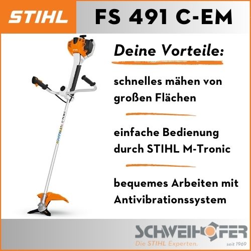 STIHL Benzin Freischneider FS 491 C-EM