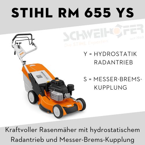 STIHL Benzin Rasenmäher RM 655