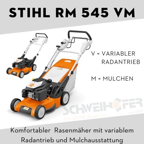 Lawn Equipment Stihl Rm 545 Vr Petrol Lawn Mower Stihl RM 545 VR